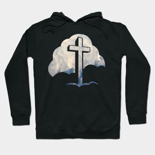 Jesus cross Hoodie by FromBerlinGift